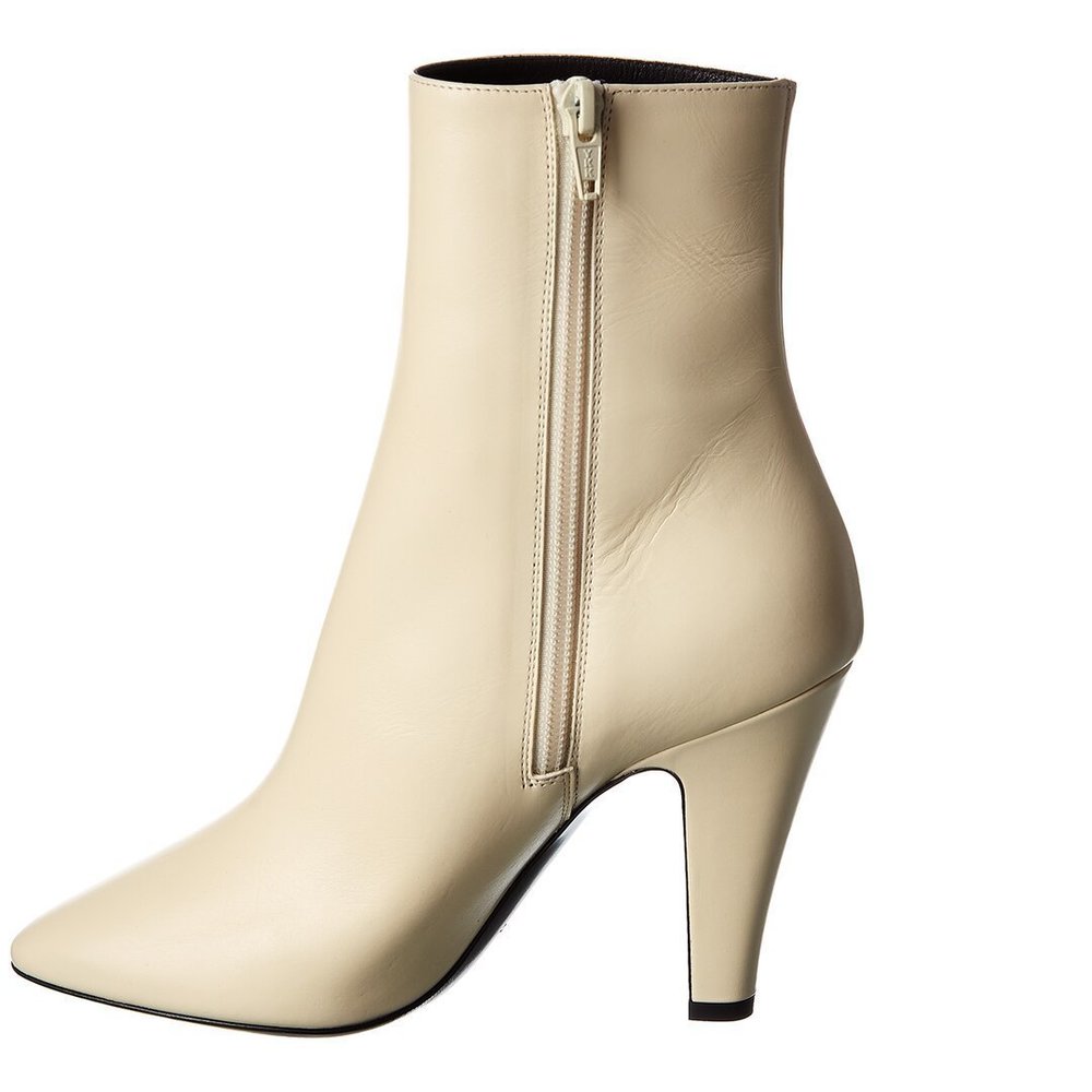 Saint Laurent 68 95 Leather Bootie - Picture 2 of 6